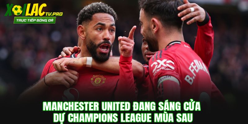 Manchester United đang sáng cửa dự Champions League mùa sau